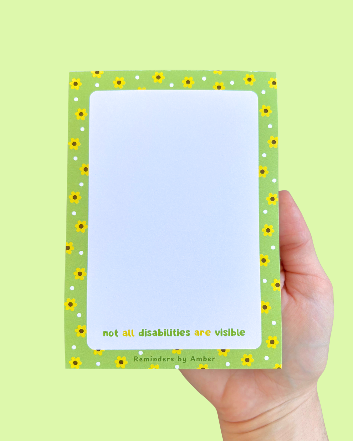 Invisible Disability Notepad